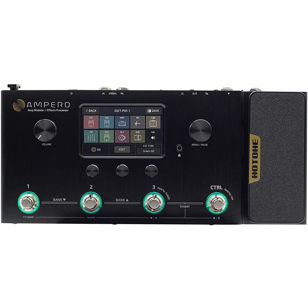 Hotone Ampero Guitar Effects Pedalboard Modeler & Interface w/ Built-In Touchscreen