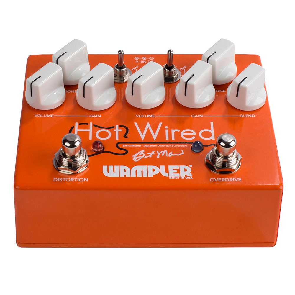 Wampler Brent Mason: Hot Wired v2 Overdrive Guitar Effects Pedal (Version 2)