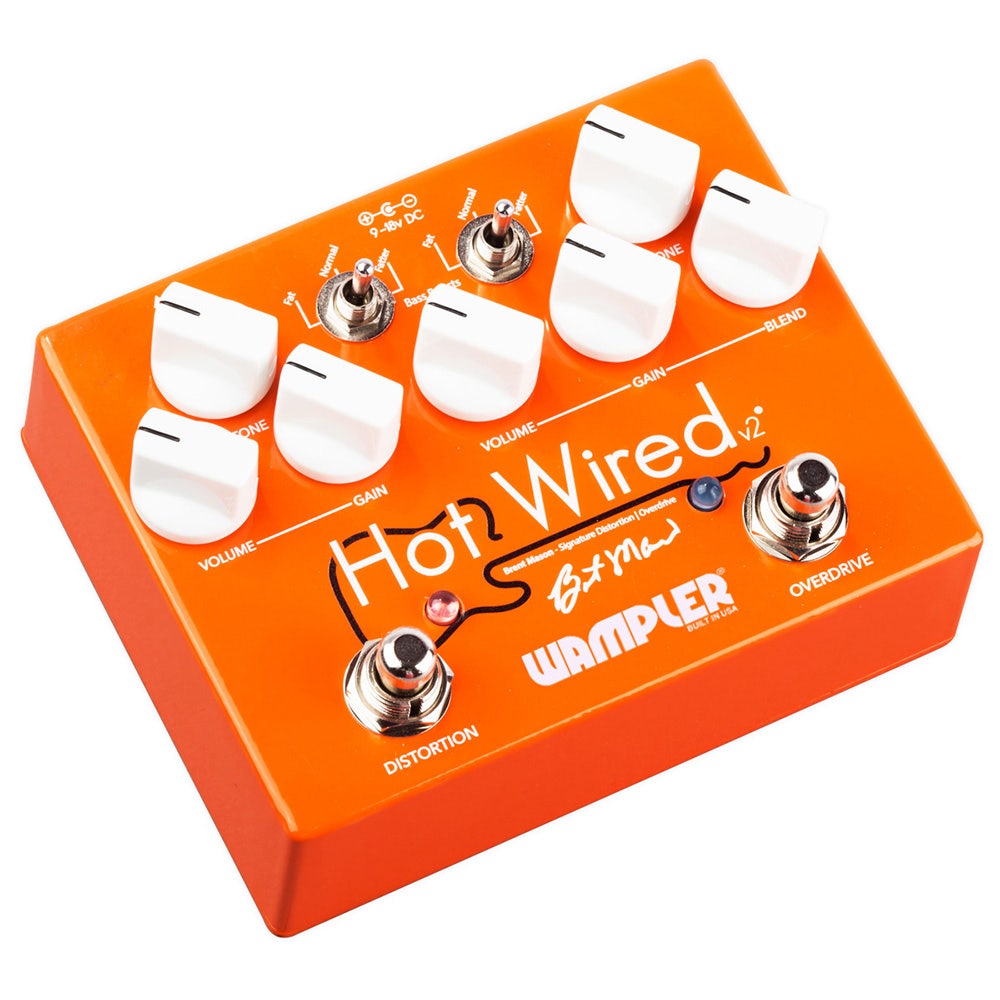 Wampler Brent Mason: Hot Wired v2 Overdrive Guitar Effects Pedal (Version 2)