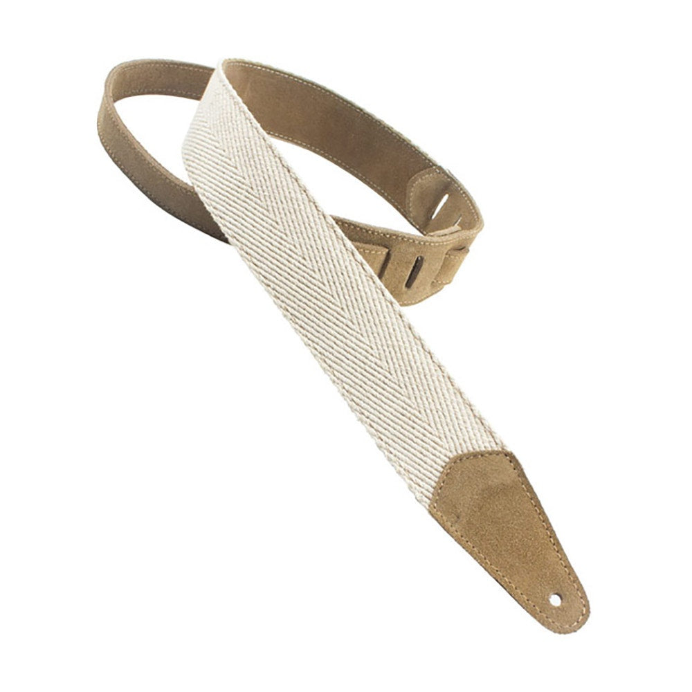 Henry Heller HPCL-NAT 2" Fashion Cotton Series Guitar Strap, Natural
