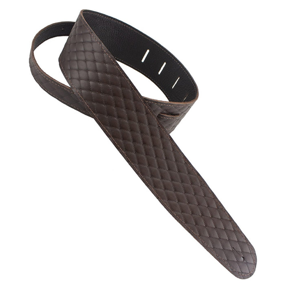 Henry Heller HQL-BRN Quilted Garment Leather Strap