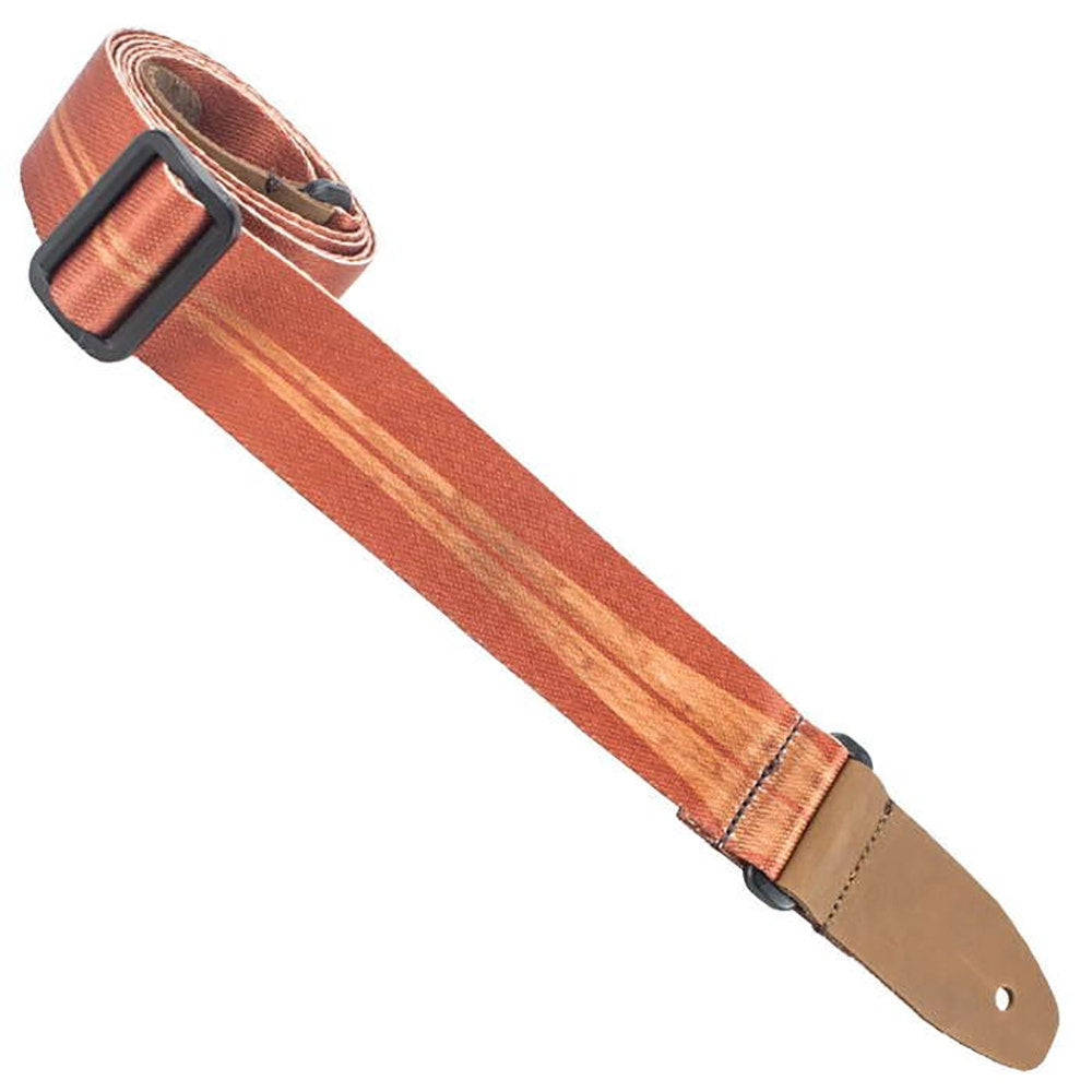 Henry Heller HUKE-04 1.5'' Ukulele Strap in Sublimation Wood Surfboard Design