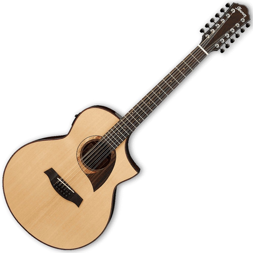 Ibanez AEW2212CD NT Exotic Wood 12-String Acoustic-Electric Guitar - Natural (B-STOCK)