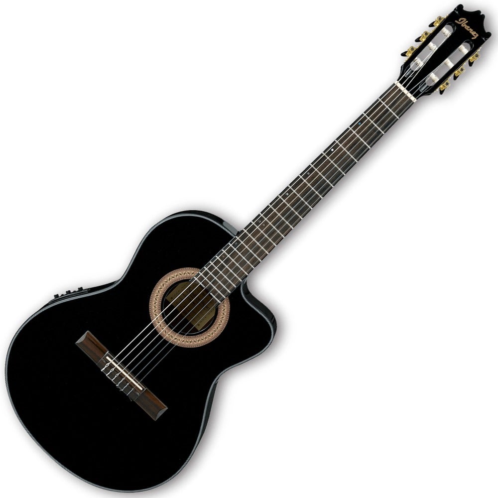 Ibanez GA35CE BKN Cutaway Classical Acoustic-Electric Guitar - Black Night (B-STOCK)