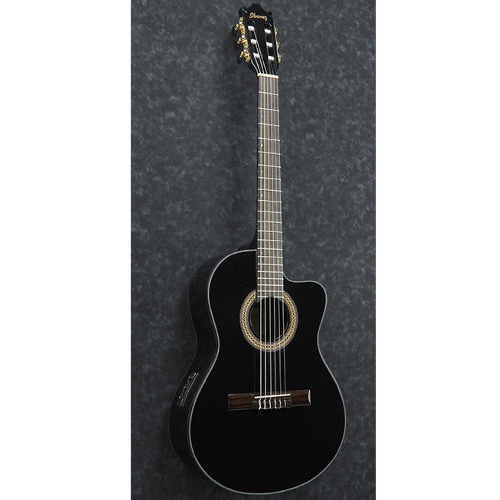 Ibanez GA35CE BKN Cutaway Classical Acoustic-Electric Guitar - Black Night (B-STOCK)