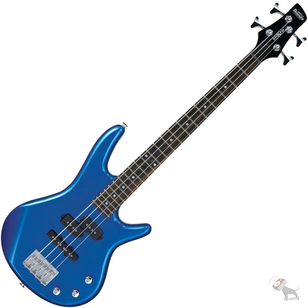 Ibanez GSRM20SLB miKro Series Short-Scale Student Electric Bass Guitar Starlight Blue Finish (B-Stock)