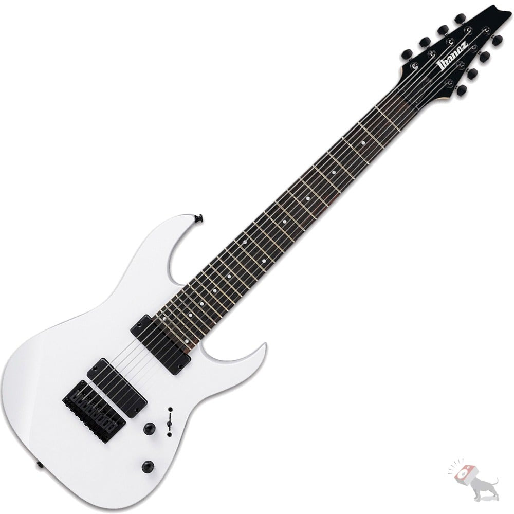 Ibanez RG8 WH RG Series 8-String Basswood Body Electric Guitar White Finish