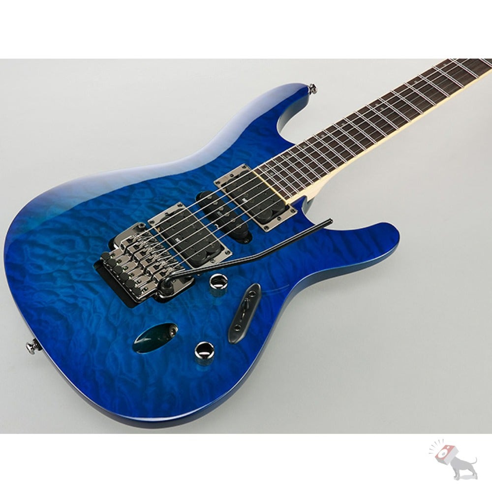Ibanez S670QM SPB S Series Electric Guitar Sapphire Blue Finish