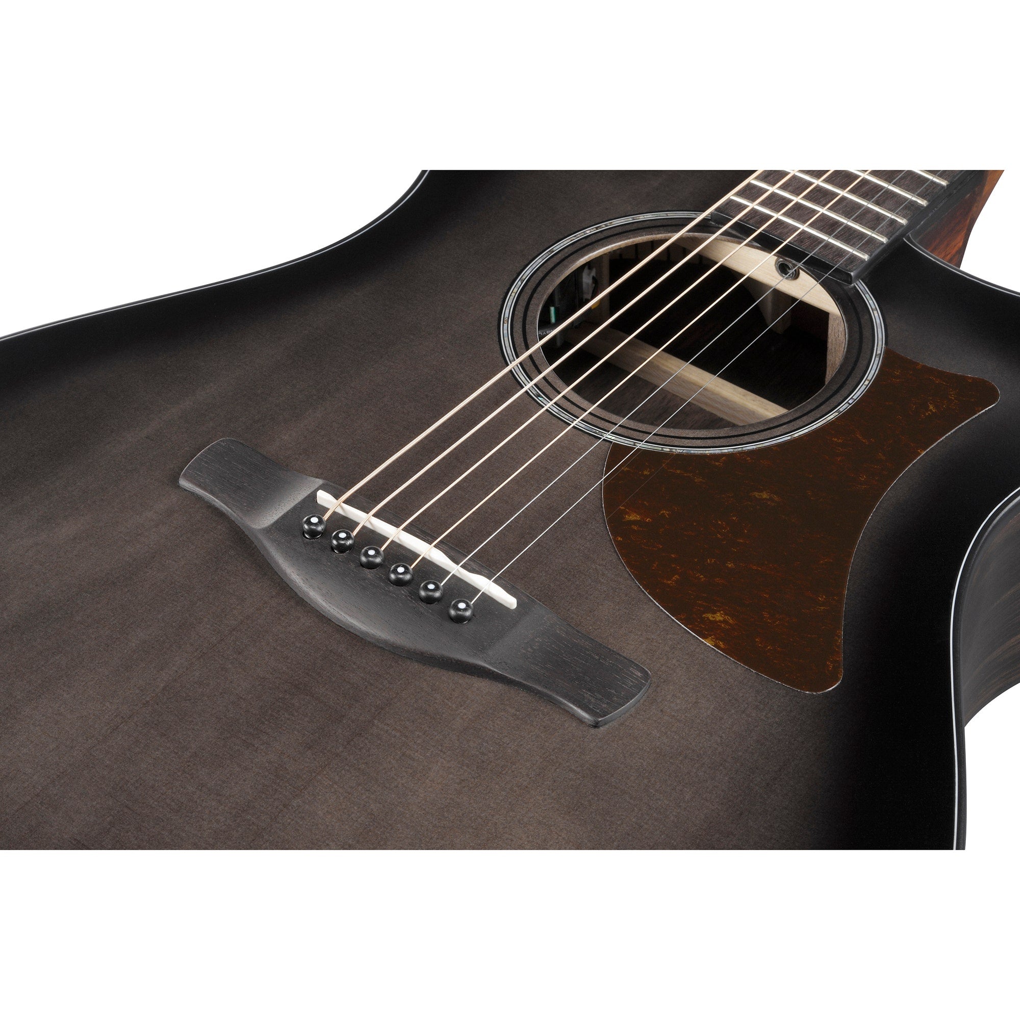 Ibanez AAM70CE Advanced Auditorium Cutaway Acoustic-Electric Guitar, Transparent Charcoal Burst
