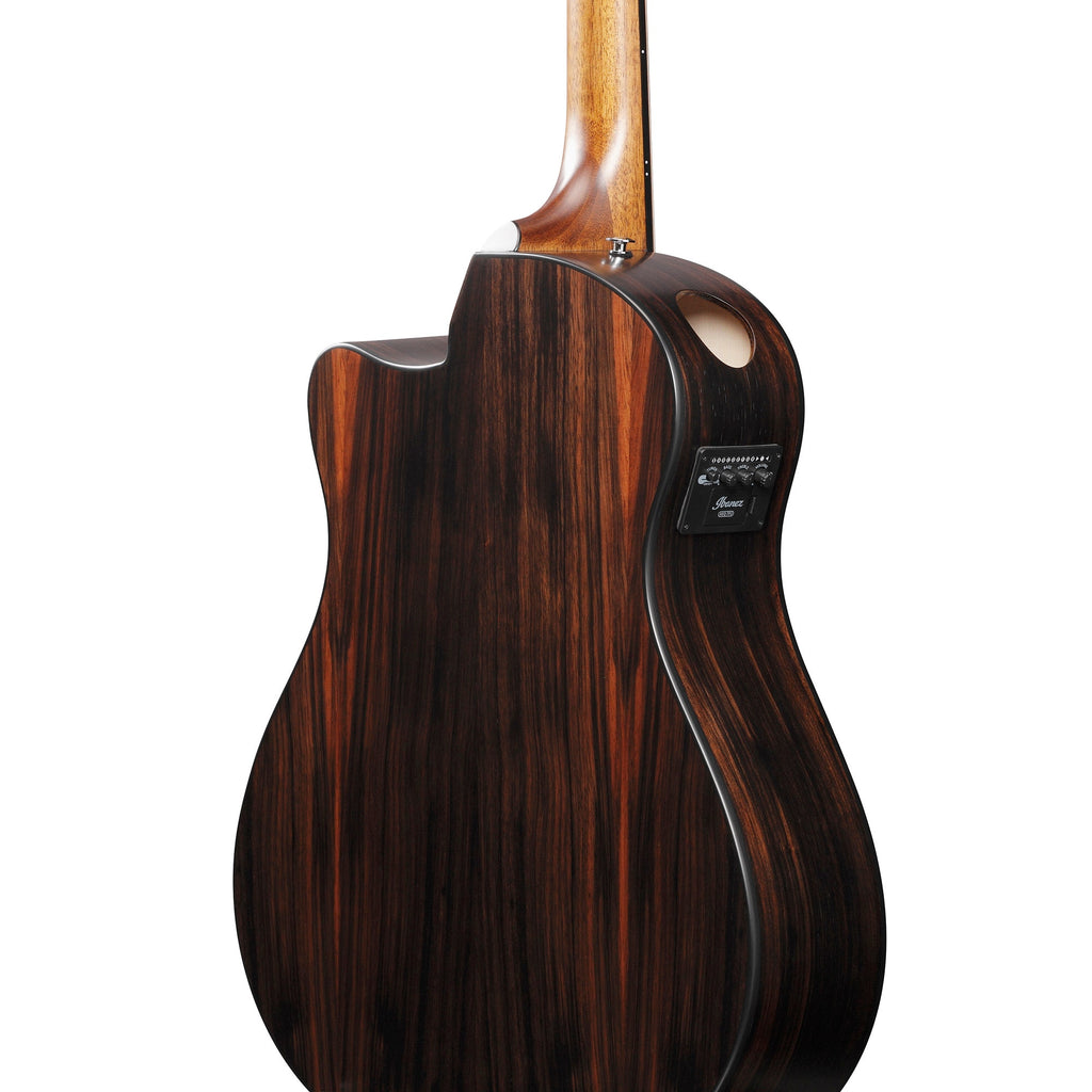 Ibanez AAM70CE Advanced Auditorium Cutaway Acoustic-Electric Guitar, Transparent Charcoal Burst
