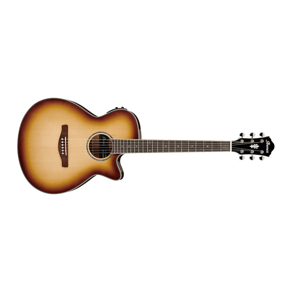 Ibanez AEG10II Acoustic Electirc Guitar, Spruce Top, Natural Browned Burst High Gloss (B-Stock)