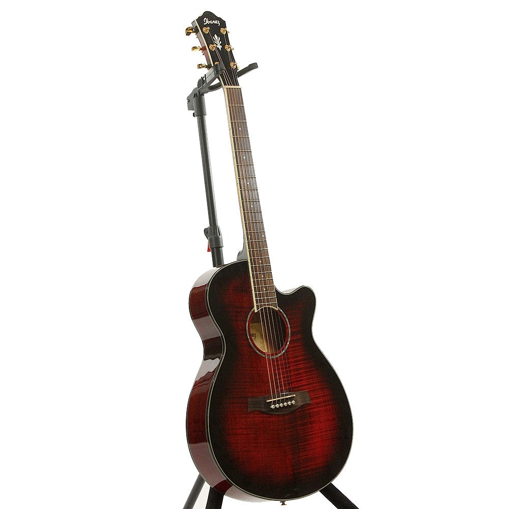 Ibanez AEG240 6-string Acoustic-Electric Guitar in Trans Red Sunburst (B-Stock)