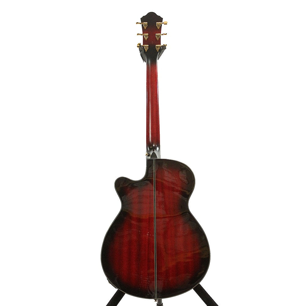 Ibanez AEG240 6-string Acoustic-Electric Guitar in Trans Red Sunburst (B-Stock)