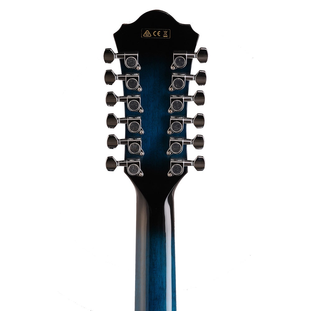 Ibanez AEL1512E TBS 12-String Cutaway Acoustic-Electric Guitar - Transparent Blue Sunburst (B-STOCK)