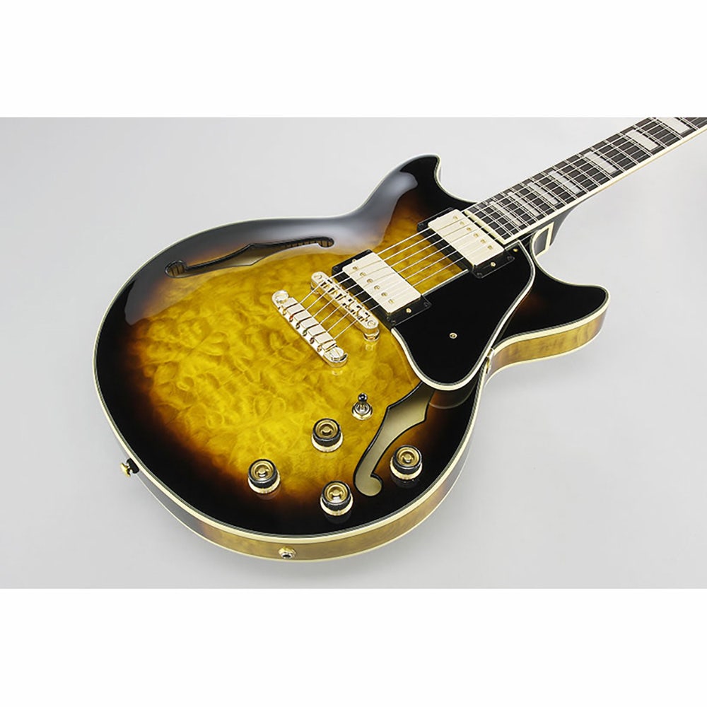 Ibanez AM93 Artcore Expressionist Hollowbody Electric Guitar - Antique Yellow Sunburst (B-STOCK)