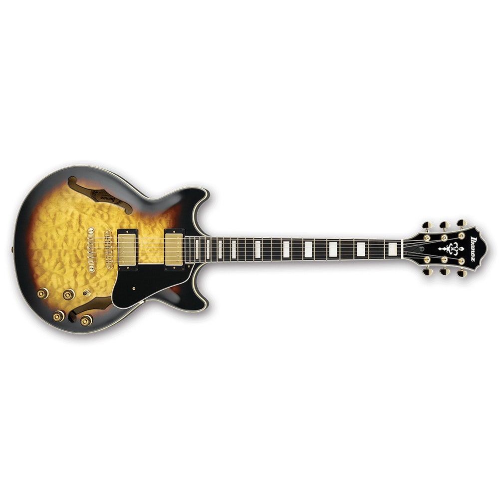Ibanez AM93 Artcore Expressionist Hollowbody Electric Guitar - Antique Yellow Sunburst (B-STOCK)