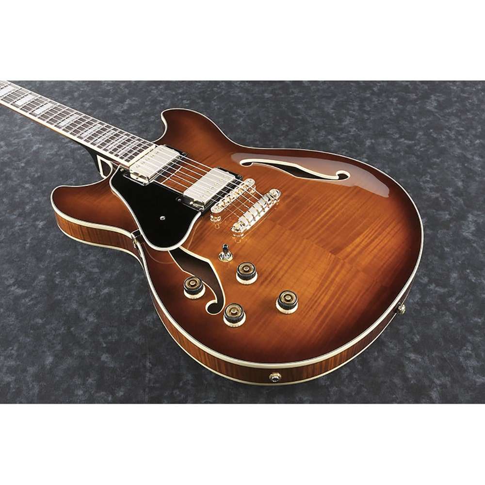 Ibanez AS93L VLS Artcore Expressionist Left-Handed Semi-Hollowbody Electric Guitar - Violin Sunburst (B-STOCK)