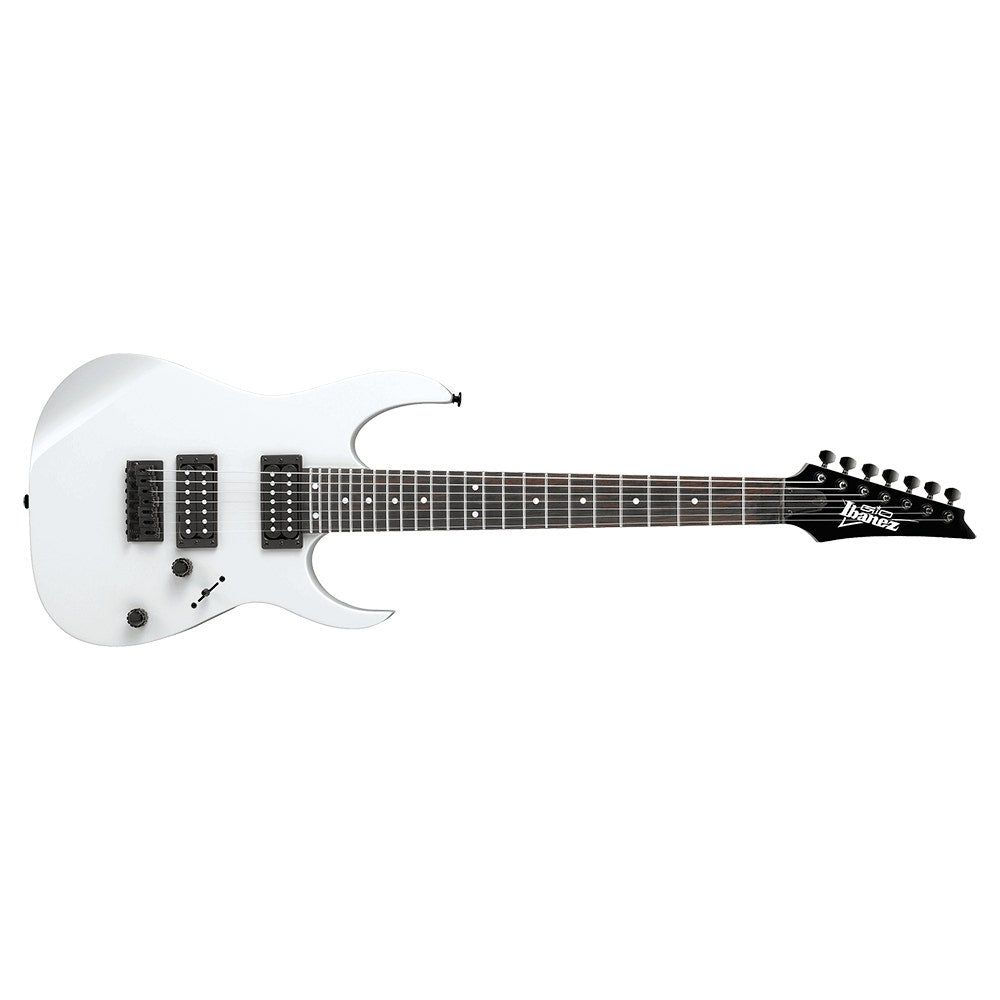Ibanez GRG7221 Electric Guitar, 7-String, Pine Fretboard, White (B-Stock)