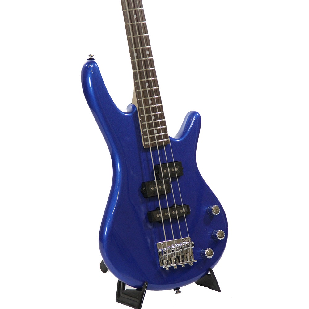 Ibanez GSRM20SLB miKro Series Short-Scale Student Electric Bass Guitar Starlight Blue Finish (B-Stock)