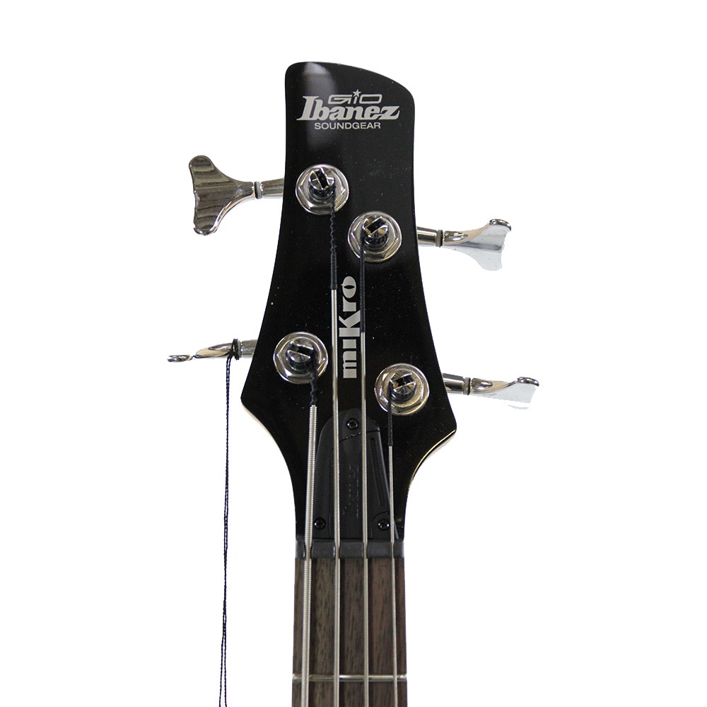 Ibanez GSRM20SLB miKro Series Short-Scale Student Electric Bass Guitar Starlight Blue Finish (B-Stock)