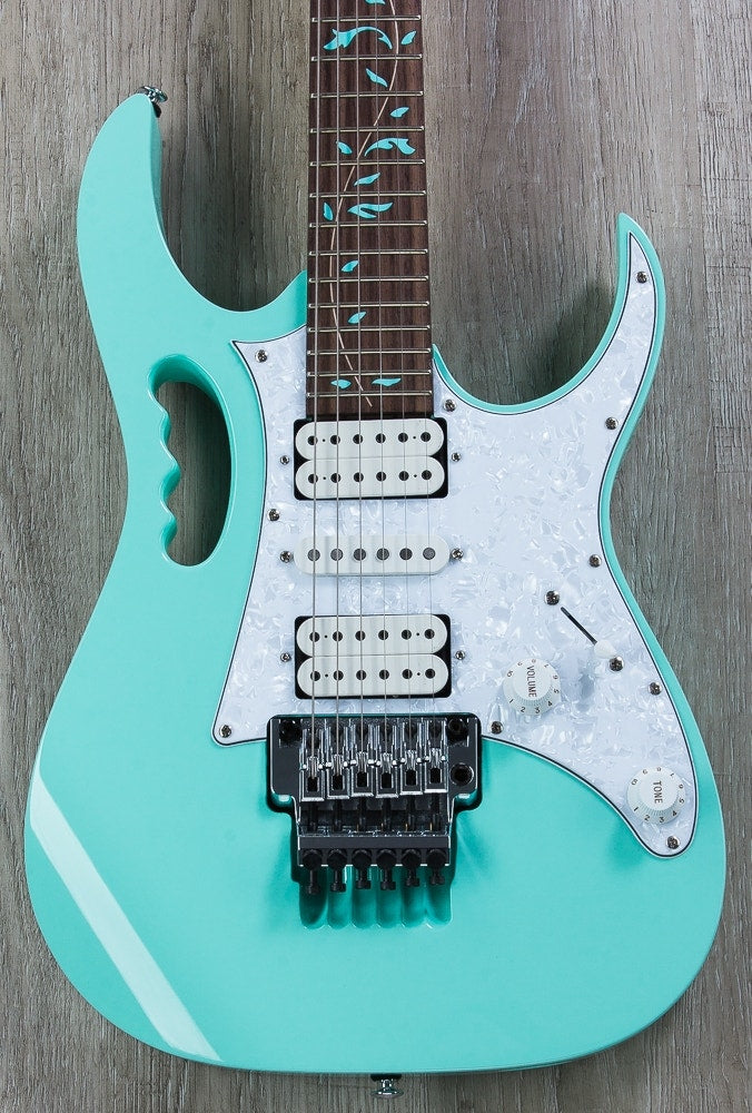 Ibanez JEM70V SFG Steve Vai Signature Series Electric Guitar with Hard Case - Sea Foam Green (Open Box)
