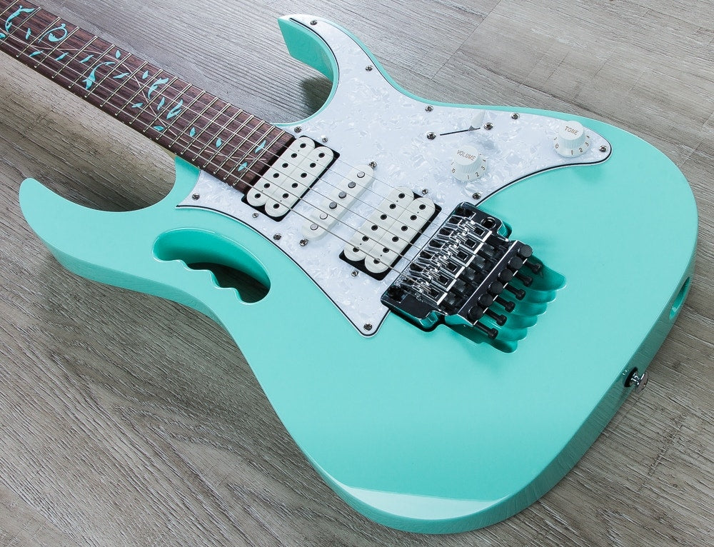 Ibanez JEM70V SFG Steve Vai Signature Series Electric Guitar with Hard Case - Sea Foam Green (Open Box)