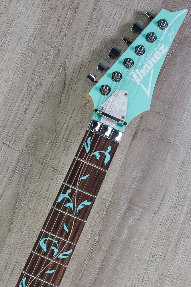 Ibanez JEM70V SFG Steve Vai Signature Series Electric Guitar with Hard Case - Sea Foam Green (Open Box)