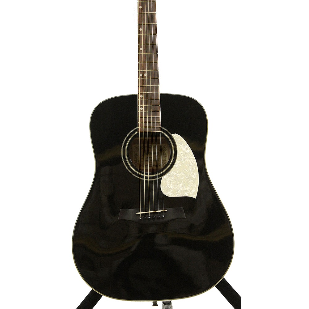 Ibanez LS300 Limited Edition Dreadnought Acoustic Guitar in Black (B-Stock)