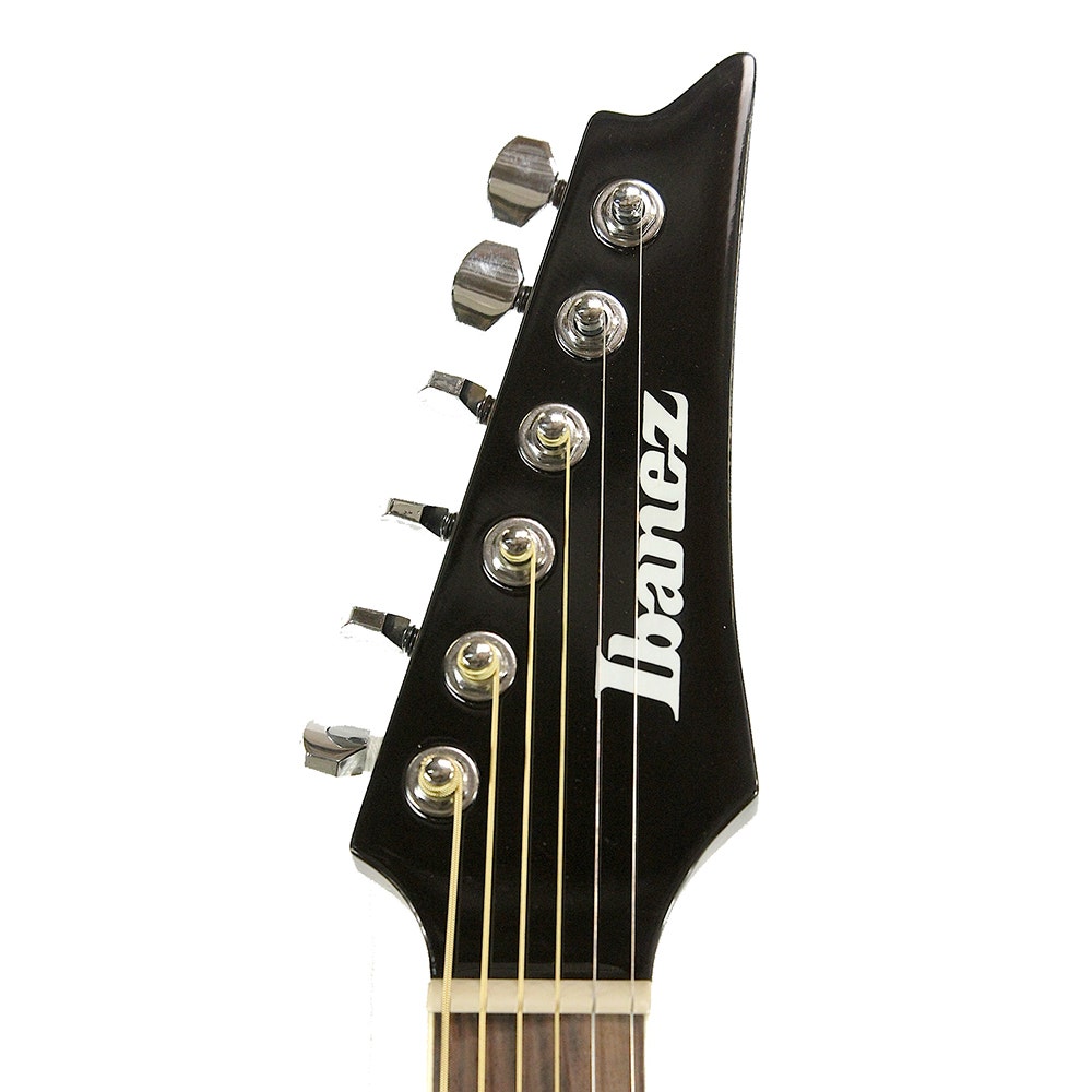 Ibanez LS300 Limited Edition Dreadnought Acoustic Guitar in Black (B-Stock)
