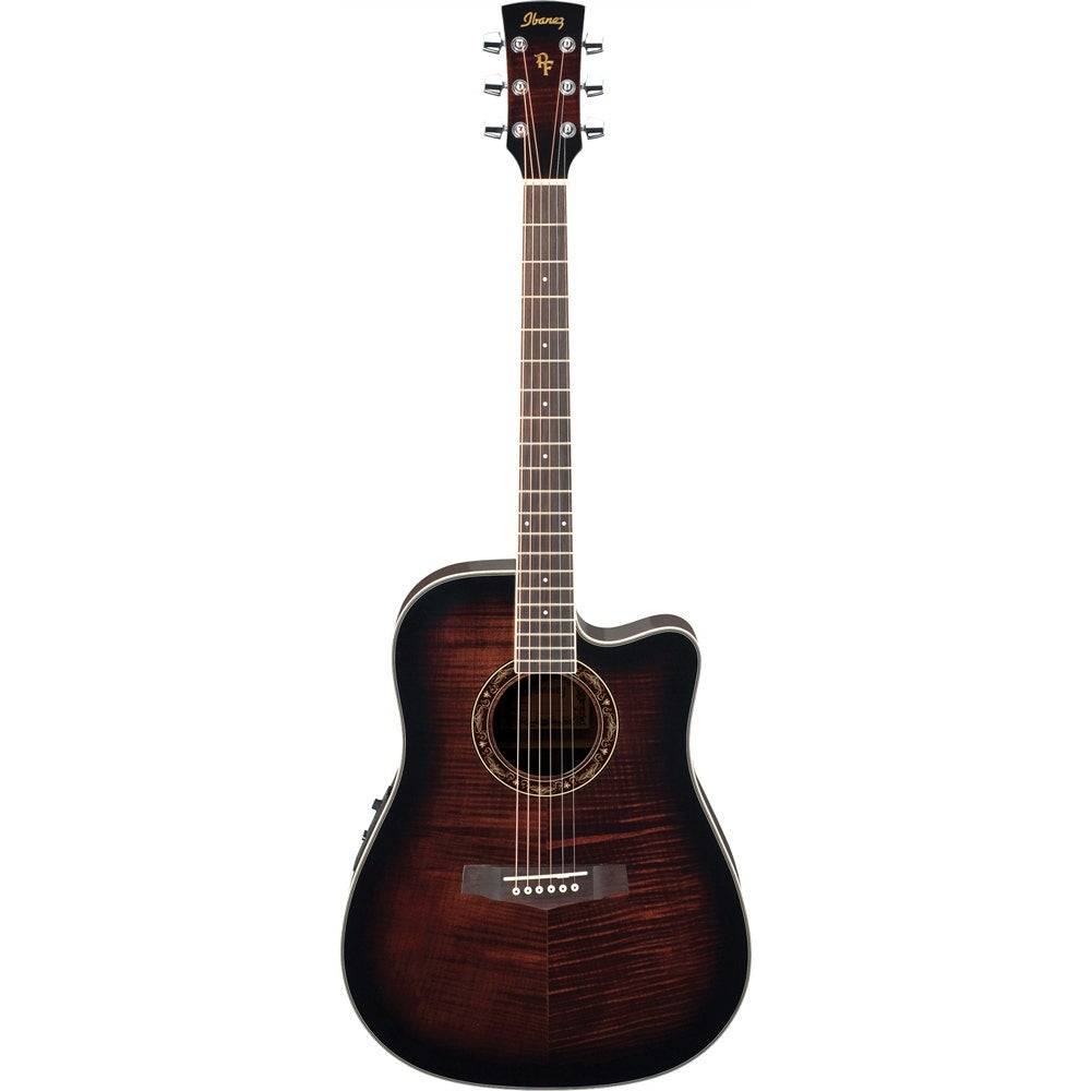Ibanez PF28ECEDVS Acoustic-Electric Guitar in Dark Violin Sunburst (B-Stock)