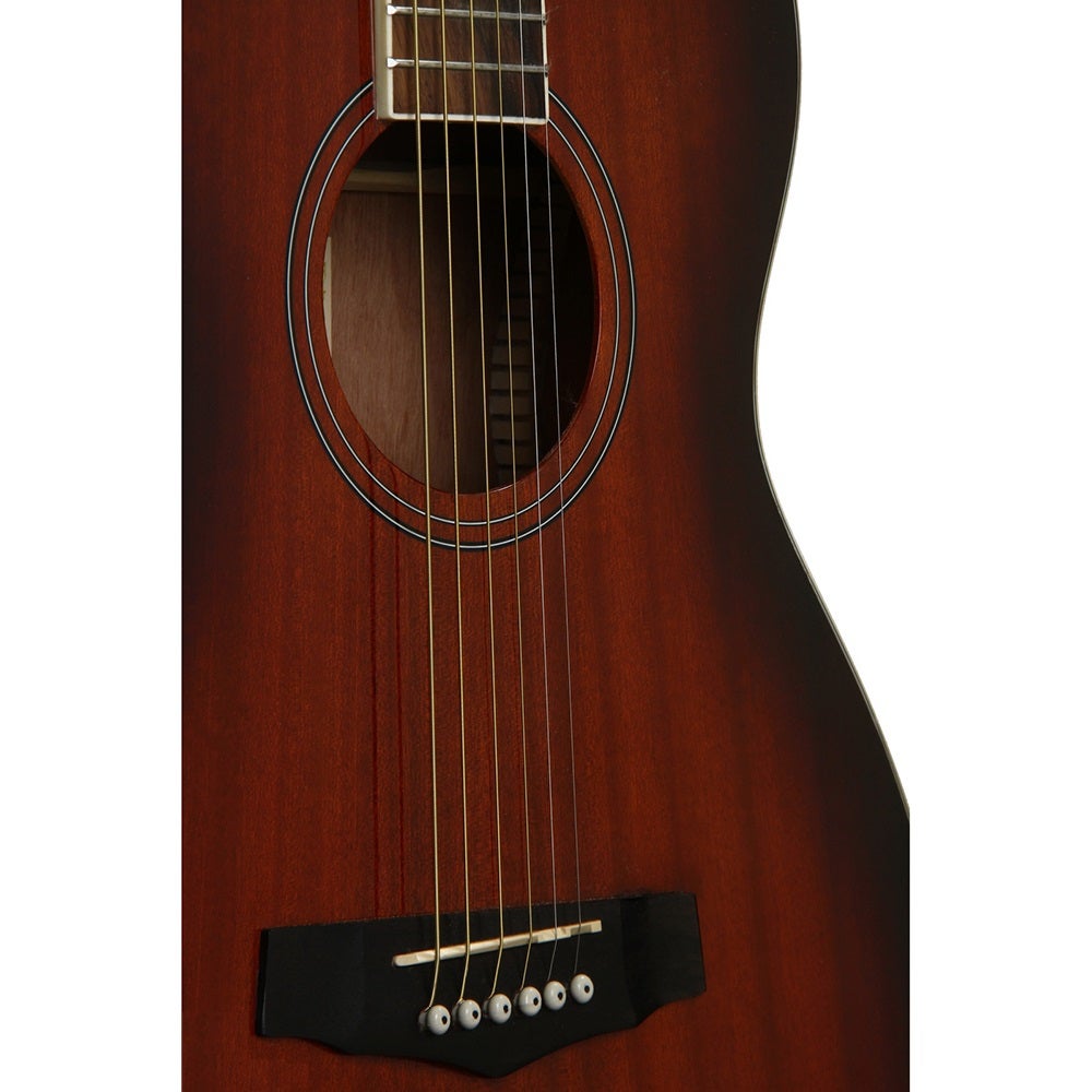 Ibanez PN12EVMS Parlor Performance 6-string Acoustic-Electric Guitar in Vintage Mahogany Sunburst Gloss (B-Stock)