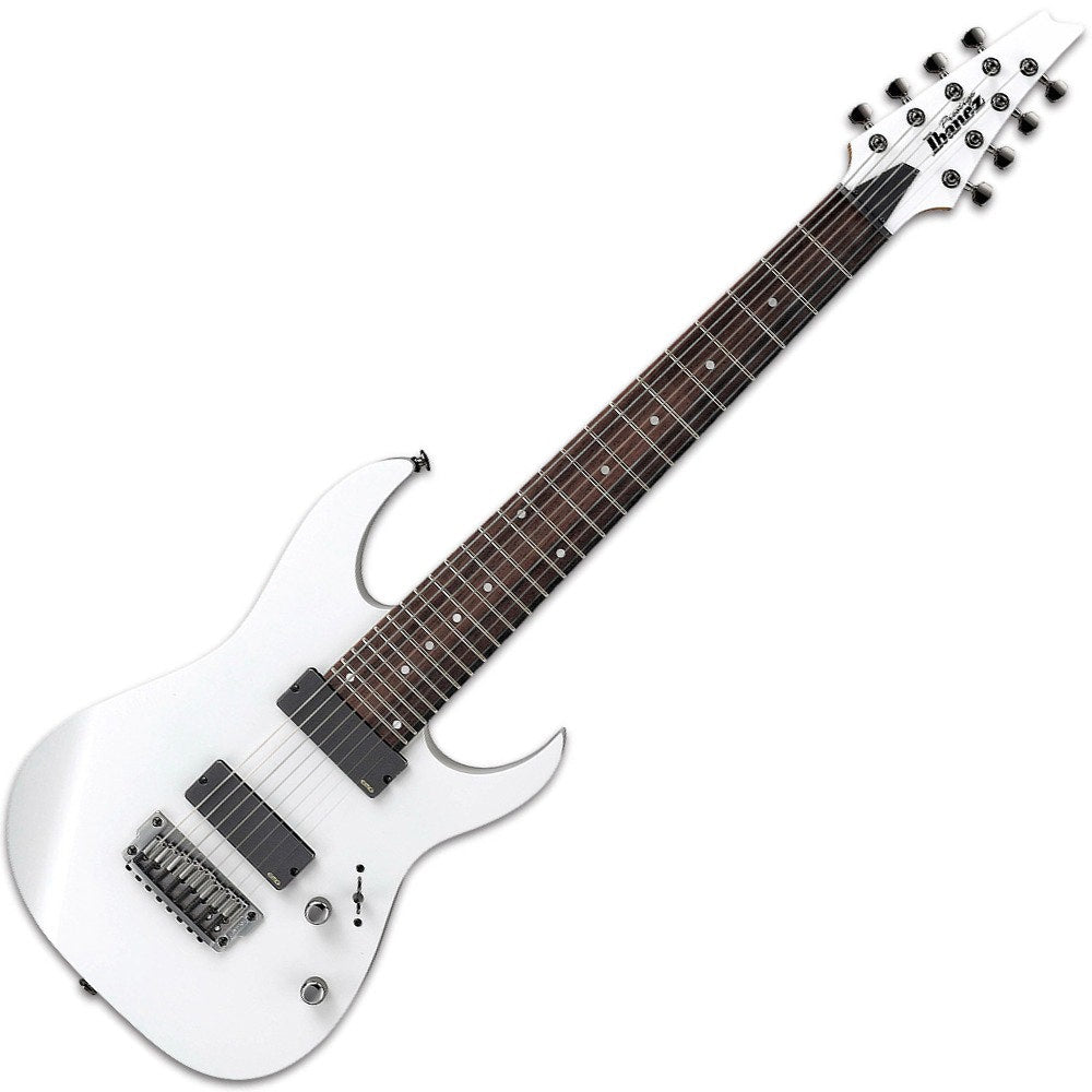 Ibanez RG852 WH RG Series 8-String Basswood Body Electric Guitar with EMG Pickups White Finish (B-Stock)