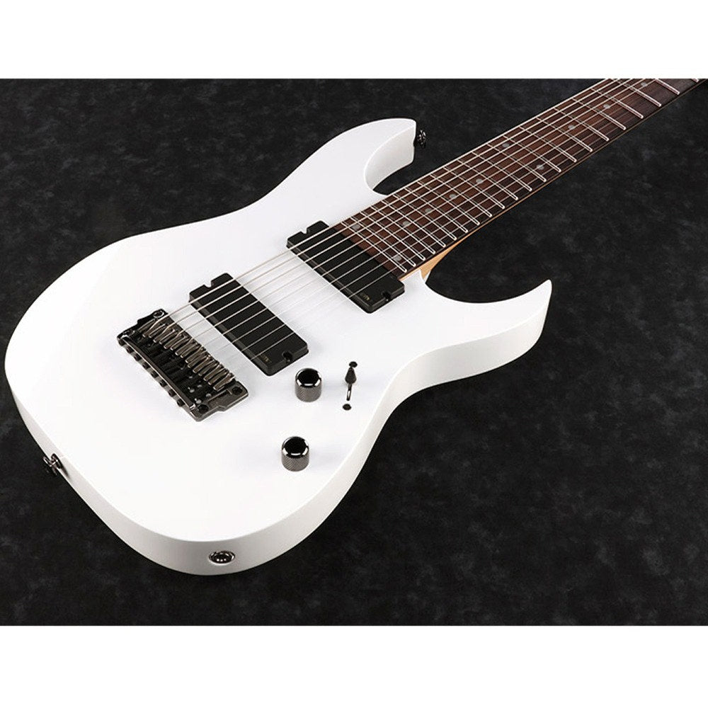 Ibanez RG852 WH RG Series 8-String Basswood Body Electric Guitar with EMG Pickups White Finish (B-Stock)