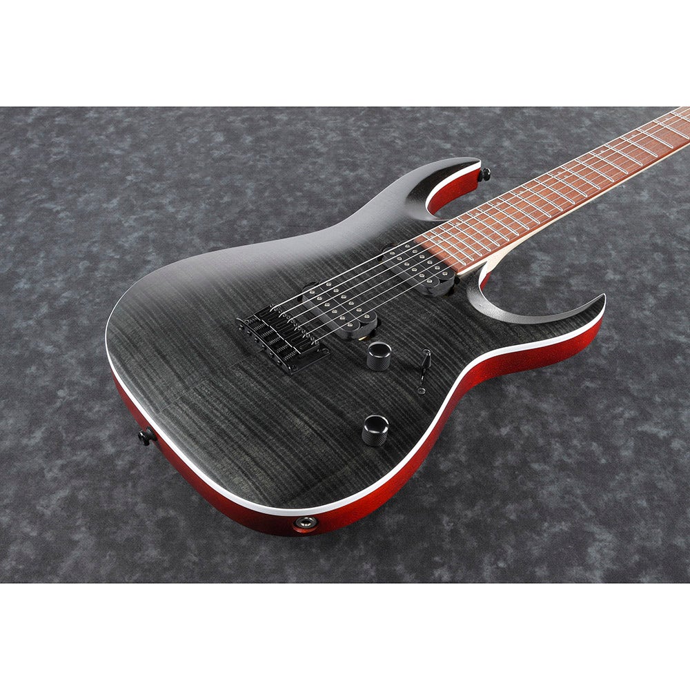 Ibanez RGA42FMTGF RGA Standard Electric Guitar, Jatoba Fretboard, Transparent Gray Flat