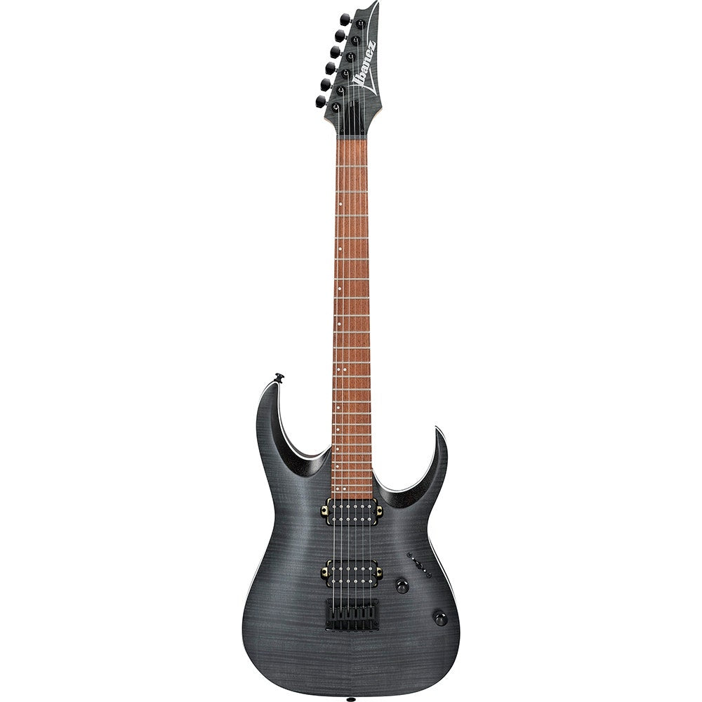 Ibanez RGA42FMTGF RGA Standard Electric Guitar, Jatoba Fretboard, Transparent Gray Flat