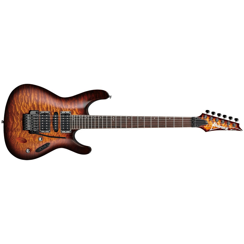 Ibanez S670QM Electric Guitar, Jatoba Fretboard, Dragon Eye Burst (B-Stock)