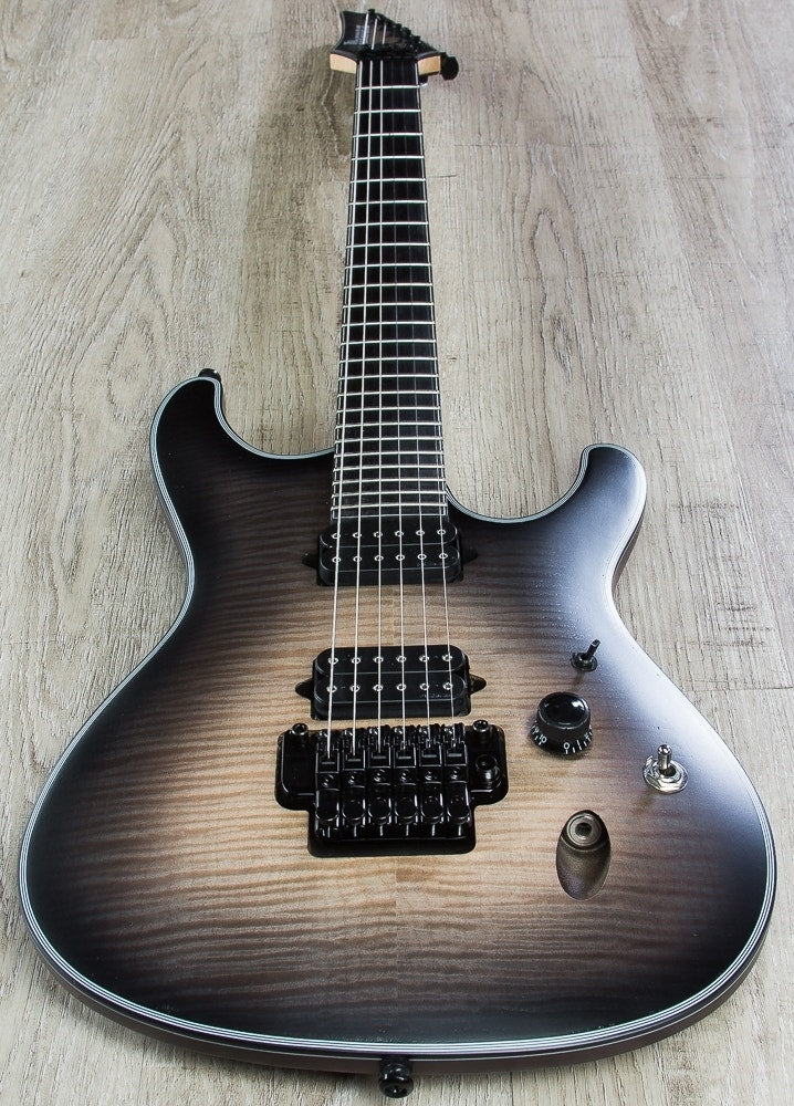 Ibanez SIX6DFM DCB Iron Label S Series Flamed Maple Top Electric Guitar - Dark Space Burst (Open Box)