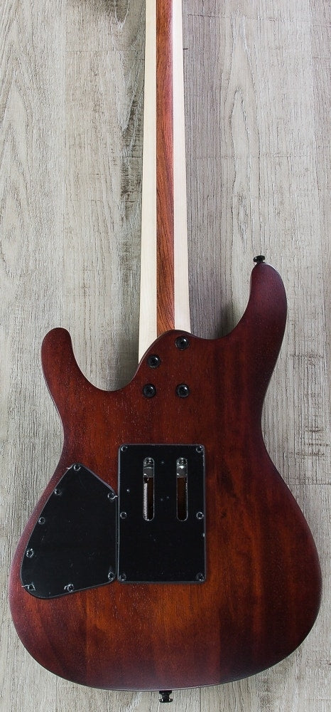Ibanez SIX6DFM DCB Iron Label S Series Flamed Maple Top Electric Guitar - Dark Space Burst (Open Box)