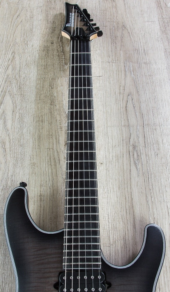Ibanez SIX6DFM DCB Iron Label S Series Flamed Maple Top Electric Guitar - Dark Space Burst (Open Box)