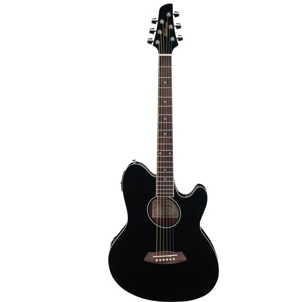 Ibanez TCY10E BK Talman Series Cutaway Acoustic-Electric Guitar - Black High Gloss