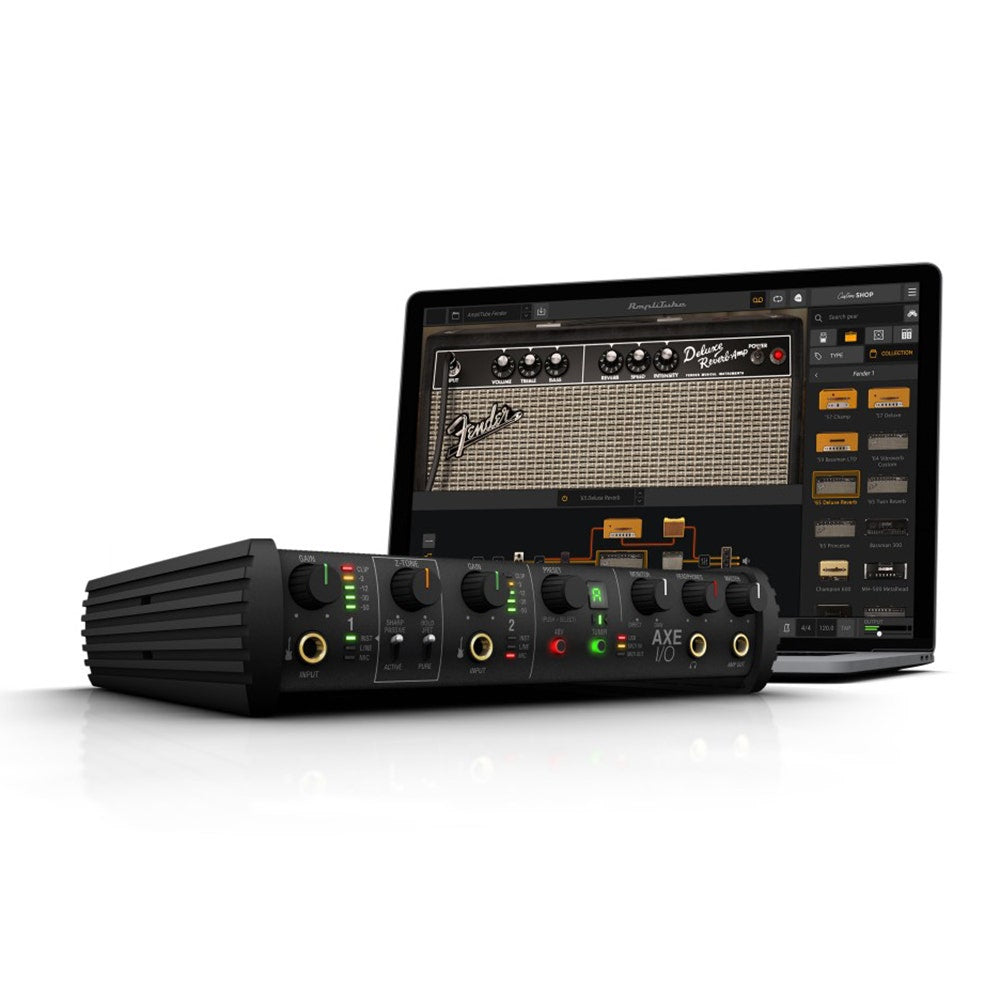 IK Multimedia Axe I/O 2-in/5-out USB 2.0 Audio Interface + AmpliTube 5 Max Bundle