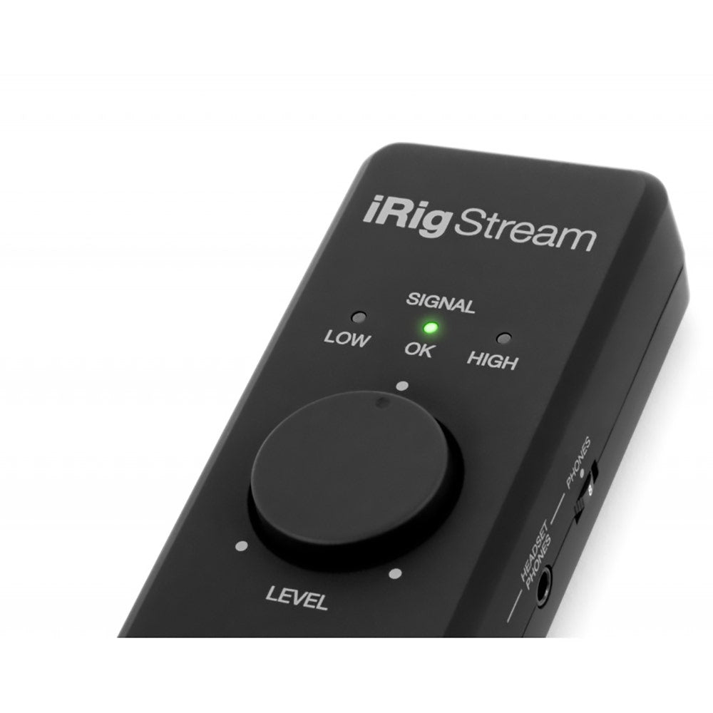 IK Multimedia iRig Stream Streaming Audio Interface for Podcasting and Livestreaming
