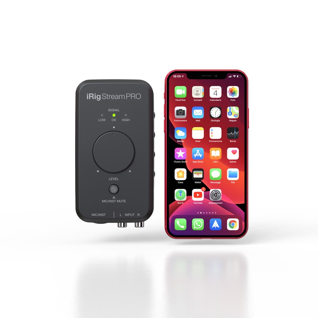 IK Multimedia iRig Stream Pro Streaming Audio Interface w/ In-Line Multi-Input Mixer