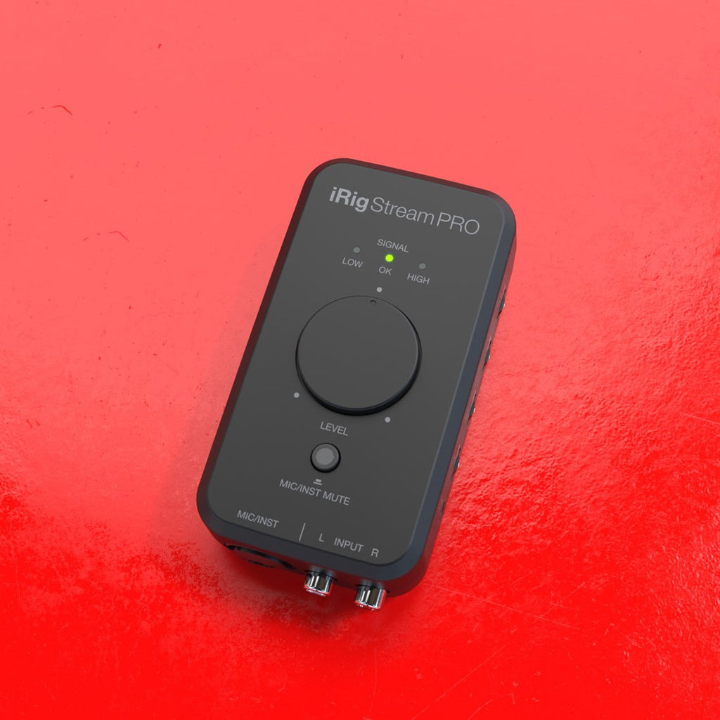 IK Multimedia iRig Stream Pro Streaming Audio Interface w/ In-Line Multi-Input Mixer
