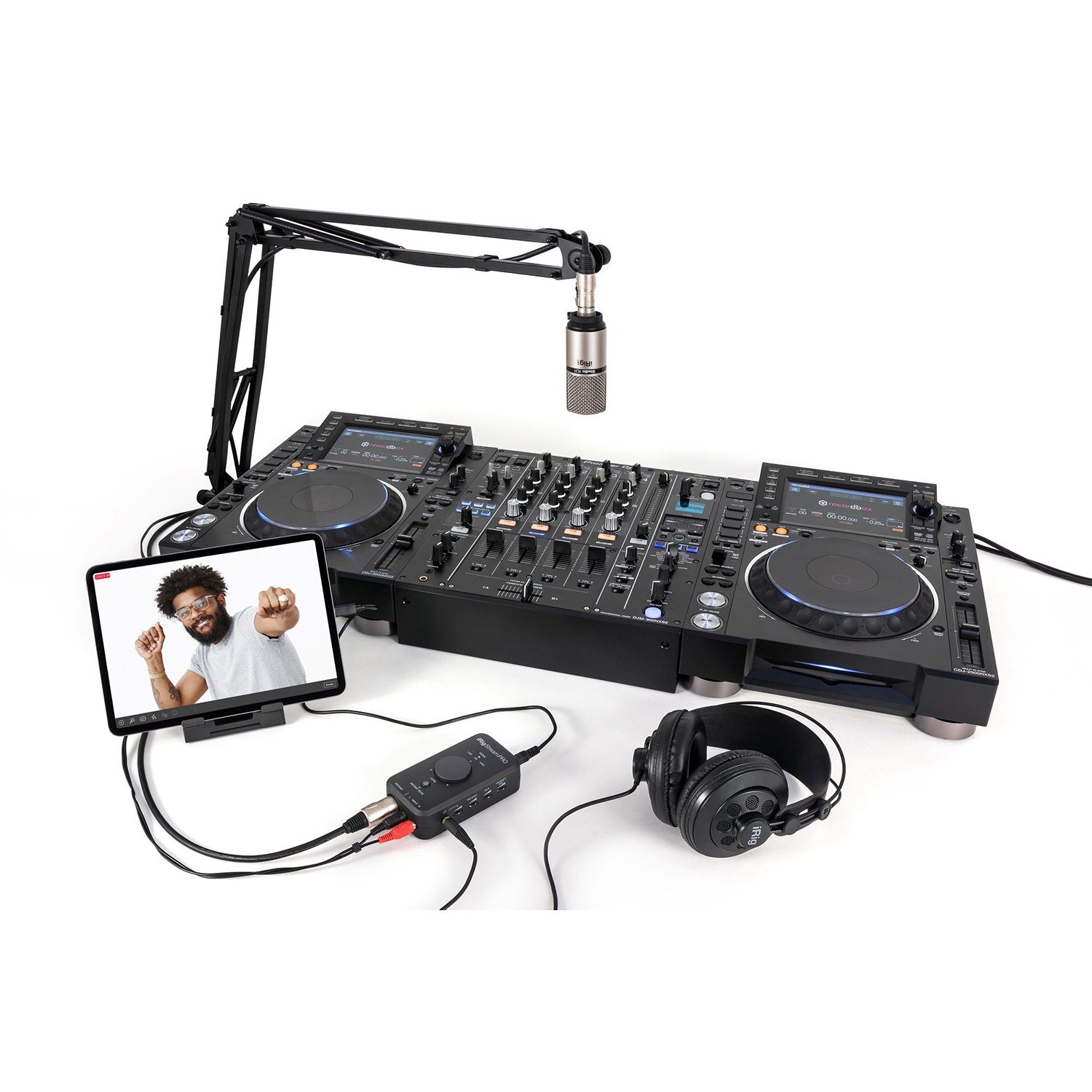 IK Multimedia iRig Stream Pro Streaming Audio Interface w/ In-Line Multi-Input Mixer