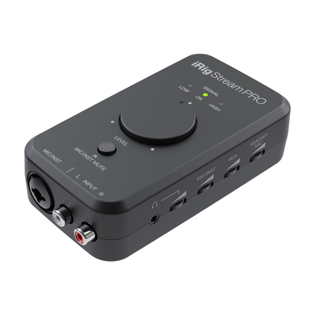 IK Multimedia iRig Stream Pro Streaming Audio Interface w/ In-Line Multi-Input Mixer