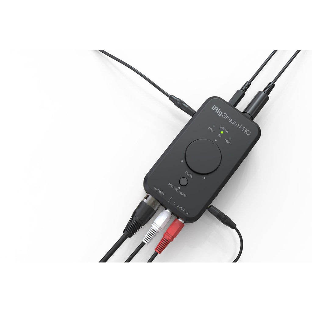 IK Multimedia iRig Stream Pro Streaming Audio Interface w/ In-Line Multi-Input Mixer