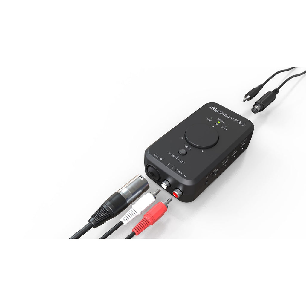 IK Multimedia iRig Stream Pro Streaming Audio Interface w/ In-Line Multi-Input Mixer