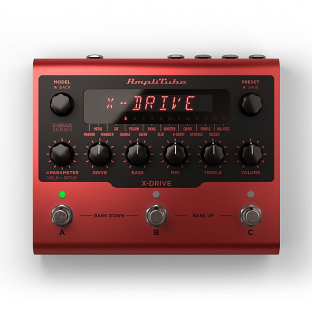IK Multimedia AmpliTube X-DRIVE Distortion Guitar Effects Pedal