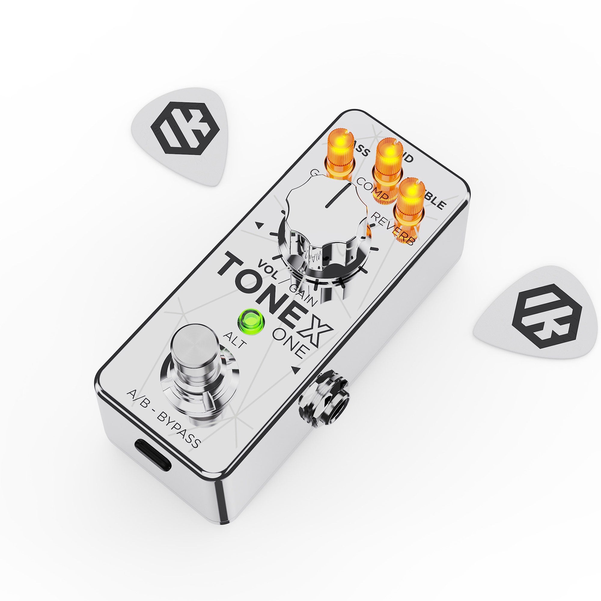 IK Multimedia TONEX ONE Joe Satriani Limited Edition Mini Amp Modeler Guitar Multi-Effect Pedal